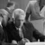 Process server at court
