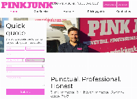 Pink Junk Rubbish Removal Sydney's website