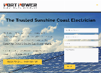 Port Power Electrical Services's website