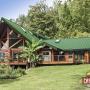 Uploaded by visitor on 3/8/2017 - Cascade Handcrafted Log Homes - Hillside Home