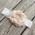 Amelia Lace Headband - Cream