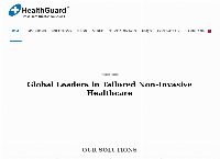 Healthguard's website
