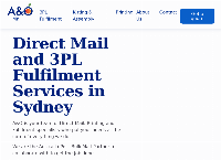 A&O Mail & 3PL Fulfilment's website