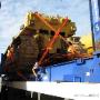 Uploaded by visitor on 11/10/2017 - Heavy Machinery Mining  Lashing of Flat Racks with Cordstrap Lashing Straps and Dynamic Load Buckle