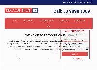 Recognition ID's website