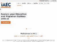 IAEC Education and Migration's website