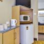 Well-equipped guest room