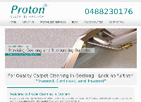 Proton Cleaning Geelong's website