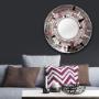 Eternal Fushia Mosaic Wall Mirror