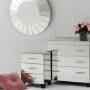 Isabelle Range Mirrored 3 Drawer Bedside
