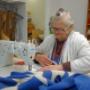 Kathy working
