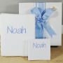 Uploaded by visitor on 1/4/2018 - Personalised baby boy bath towel set