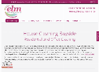 Elm Residential Cleaning Services's website