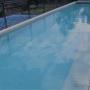 Uploaded by visitor on 16/2/2018 - Golden Granite bullnose pool coping and tile.