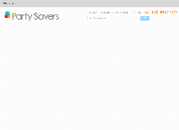 Party Savers's website
