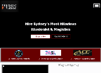 Magician Australia's website