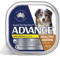 Advance Healthy Ageing Single Serve Adult Dog Wet Food Chicken With Rice