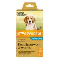 Advocate for Dogs Medium Aqua 4 to 10 Kg 1 Dose | VetSupply