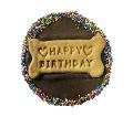 Huds and Toke Happy Birthday Cake Cookie for Dogs - Carob