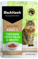 Black Hawk Grain Free Adult Chicken With Peas & Broth Cat Food