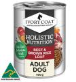 Ivory Coat Holistic Nutrition Beef Stew Adult Wet Dog Food