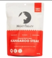 MeatyTreaty Premium Freeze Dried Kangaroo Steak for Cats and Dogs