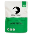 MeatyTreaty Premium Freeze Dried Lamb Hearts for Cats and Dogs