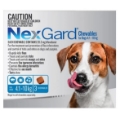 Nexgard Chewables For Small Dogs (4.1 - 10 Kg) Blue