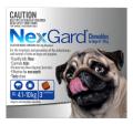 Nexgard Chewables For Small Dogs (4.1 - 10 Kg) Blue