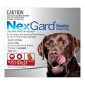 Nexgard Chewables For Large Dogs (25 - 50 Kg) Red | VetSupply
