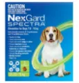 Nexgard Spectra Medium Dogs (7.6 - 15kg) Green
