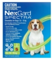 Nexgard Spectra Medium Dogs (7.6 - 15kg) Green