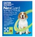 Nexgard Spectra Medium Dogs (7.6 - 15kg) Green