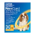 Free Gift Nexgard Spectra Small Dogs (3.6 - 7.5kg) Yellow 12 Pack Online