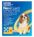 Nexgard Spectra Small Dogs (3.6 - 7.5kg) Yellow