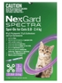 Nexgard Spectra Spot-On for Kittens and Small Cats 0.8 to 2.4kg