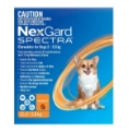 Nexgard Spectra Very Small Dogs (2 - 3.5kg) Orange