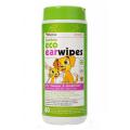 Petkin Bamboo Eco Ear Wipes | Dog Ear & Eye Care | VetSupply