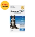 Simparica TRIO for Medium Dogs 10.1-20kg (Blue)