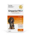 Simparica TRIO for Small Dogs 5.1-10kg (Orange)