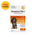 Simparica TRIO for Small Dogs 5.1-10kg (Orange) | VetSupply