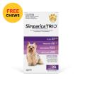 Simparica TRIO for XSmall Dogs 2.6-5kg (Purple) | VetSupply