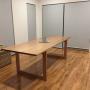 Custom made solid timber dining table, made from Victorian ash