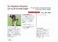 Dr Stephen Rimmer - Hip & Knee Surgeon Sydney's website