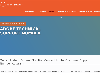 Adobe Support Australia's website