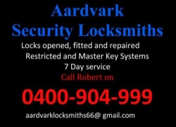 Aardvark Security Locksmiths