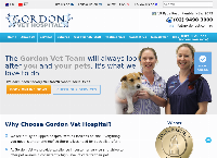 Gordon Vet Hospital's website