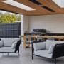 Outdoors Domain BBQ kitchen featuring Black Gasmate Nova Series built in BBQ.jpg