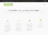 Boost Physiotherapy's website