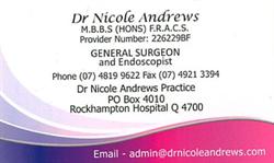 Andrews Dr Nicole General Surgeon